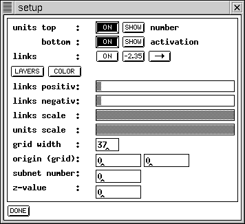 Display Setup Window Image 1